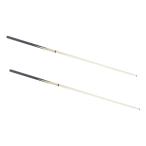 [ параллель импортные товары ]HAKIDZEL 2pcs Wood Pool Cue Stick Billiards Cue Rod Balanced Long Po
