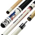 [ параллель импортные товары ]57" Pool Cue with 13mm Tip Pool Sticks Fiberglass White Billiard Cue