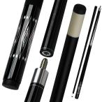 [ параллель импортные товары ]Pool Sticks for Adults with 12mm Tip Pool Cue Stick 58in Black Glass