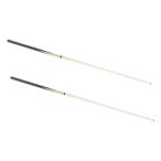 [ параллель импортные товары ]Hemoton 2pcs Long Billiard Rods Stylish Pool Stick for All Skill Lev