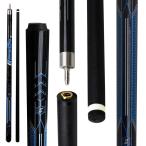 [ параллель импортные товары ]Pool Stick 58in with 12.5mm Leather Tip Pool Sticks for Adults Blue