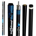 [ параллель импортные товары ]58in Pool Stick with Leather 12.5mm Tip Pool Sticks for Adults Black