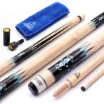 [ параллель импортные товары ]CUESOUL 3 Cushion Carom Billiard Cue White 56inch Weight 18oz,Wooden