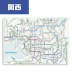 東京カートグラフィック 鉄道路線図下敷き 関西 日本語 RSKJ