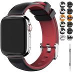 ショッピングapple watch バンド Apple watch バンド 38mm 40mm 41mm シリコン製 アップルウォッチ ベルト クイックリリース Apple Watch Series 7/6/5/4/3/2/1/SE?
