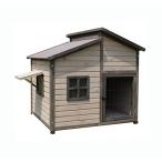 HPYWTJY 無垢材の犬小屋 屋外の木造犬