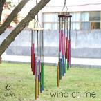 ウインドチャイム 風鈴 インテリア バリ アジアン雑貨 アジアンテイスト エスニック 玄関 呼び鈴 ドアベル カラバリ豊富 金属 おしゃれ 吊る下げ