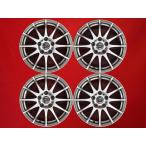【激安 中古 4本セット】 12スポークタイプ 社外 アルミホイール 16インチ 6.5J インセット+48 PCD114.3 5穴 ハブ径Φ73 cc16