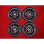 グッドイヤー アイスナビ6 [155/65R14 75Q] 10スポークタイプ アルミホイール 黒 黒色 [4.5J +45 PCD100] stwt14