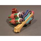 茶道具　蓋置　交趾　宝尽、　中村翠嵐（す