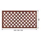  решетка единица B-I type ( угол стойка для )1800 натуральный Brown ширина 1800× высота 900mm