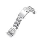 20mm メタル時計バンド ステンレス RAZOR ブレスレット Vクラスプ for セイコー ミニタートル SRPC35K1, SRPC37K1, SRPC39K1, SRPC41K1, SRPD17K, SRPD19K他