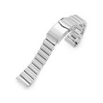 22mm メタル時計バンド ステンレス バンダリア ブレスレット Vクラスプ for セイコー プロ ...