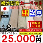 カーペット 本間 8畳 絨毯 じゅうたん 本間8帖 クリア