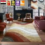 ラグ おしゃれ 200x250 cm 約3畳 絨毯 ラグマット モダン ラグジュアリー カーペット 厚手 カービング加工 ウィルトン織 当社在庫 (フローライト 200×250)