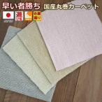 最終プライス カーペット 3畳 三畳 じゅうたん 絨毯 丸巻き 日本製 抗菌 江戸間 ループ 当社在庫 (廃番グロリア３畳) 176×261cm