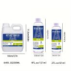 1:1混合エポキシ樹脂 クリア 122ml セルフレベリング＆耐衝撃性 アート、ジュエリー制作、テーブル、カウンタートップ、DIYクラフト用 簡単計量不要
