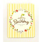  юг .NANPAO Mini поздравительная открытка Happy Birtyday цветок . маленькая птица 