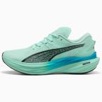ショッピングPUMA PUMA プーマ ランニングシューズ ディヴィエイト ニトロ 3 メンズ 厚底 Mint Melt-Speed Blue 309707_22