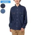 CHUMS チャムス デニムシャツ ユニセックス 長袖シャツ 保温機能 ドライ加工 CH02-1253