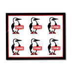 CHUMS Chums Sticker Booby Bird Mini стикер b- бобер do Mini наклейка канцелярские товары уличный CH62-1621
