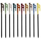 snow peak スノーピーク カラーステーク30 10色 ペグ 300mm 180g ペグ スチール 鍛造製法 キャンプ R-103-