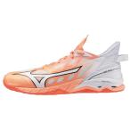 Mizuno Mizuno обувь ue-b Mirage 5 гандбол унисекс 2E соответствует синтетическое волокно искусственная кожа коралл × белый X1GA2350_pp