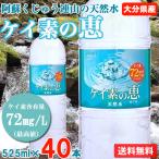 ショッピングミネラルウォーター シリカ水 ケイ素水 525ml 40本 シリカウォーター ミネラルウォーター 天然水 天然シリカ 水 軟水 ケイ素の恵 国産 大分県産