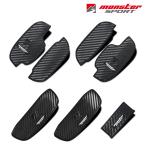 MONSTER SPORT ручка двери протектор Every [DA17V/DA18V]/ Every Wagon [DA17W/DA18W] 7 листов комплект царапина предотвращение ручка двери защита сделано в Японии черный Every 