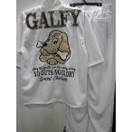 GALFY ガルフィー 半袖ジャージ上下セット ヒョウ柄切り替え【代引不可商品】