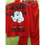 ショッピングヒョウ柄 キャンディガルフィ　長袖　ジャージ上下 ヒョウ柄切替【代引不可商品】