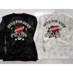 エド・ハーディー Tシャツ 長袖Tシャツ ED HARDY アメカジ タトゥー