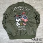 SNOOPY×Flagstaff MOTORCYCLE MA-1　スヌーピー×フラッグスタッフ