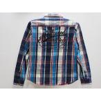 ショッピングネルシャツ LOWBLOW KNUCKLE　長袖ネルシャツ　HOLLYWOOD刺繍　ローブローナックル