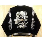 ショッピングスカジャン スカジャン　日本製本格刺繍のスカジャン3L　花龍　 別珍