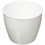 大和プラスチック プラントポット 丸2.5号 0.16L ホワイト 奥行80mm