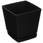  Yamato пластик цветок pot kenchi low pot тарелка есть 5 номер черный 0.8L 115×115×H120mm глубина 115mm