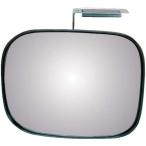 信栄物産 カーブミラー マグネットタイプ マグネットミラー 角型 150×180mm(黒) SE-15B 1枚