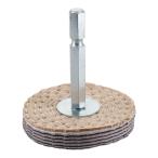 H&amp;H шестиугольник ось ось есть металл полировка для ткань полировка 50mm HNU6-50