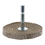 H&amp;H шестиугольник ось ось есть металл полировка для ткань полировка 75mm HNU6-75