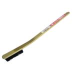 竹ブラシ 豚毛 295mm HB-P5 メッキ磨き、接着剤塗布、機械部品の洗浄などに