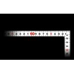 シンワ測定 曲尺 平ピタ ホワイト 50cm 表裏同目 11172