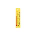 シンワ測定 温度計 プチサーモ スクエア タテ 12cm イエロー 48706