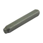 SK 精密刻印 アルファベット 6mm P SP6-P 鉄、銅、アルミなどの金属板への打刻に 新潟精機