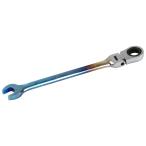 SK11(藤原産業) フレックスラチェットレンチ MSFR-10P 10mm ヒートグラデーション 首振り180度 ギア数72山 奥行8mm