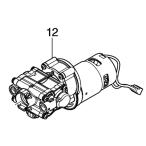  Makita (makita) детали MHW180D для LX00000015 motor насос в сборе map номер 12