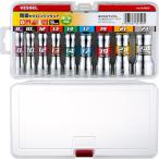 ベッセル(VESSEL) 剛鍛セミロングソケットセット 9本組 No.SL209PS