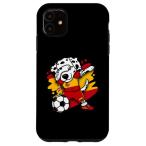 iPhone 11 ダルメシアン スペイン サッカーファン ジャージー スパニッシュフットボール スマホケ