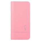 OZAKI iPhone 5s/5用フォリオケース Ocoat Aim Folio Leather Case w/Card Pocket for iPhone 5s/5 Pink ピンク OC552TS