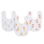 aden + anais essentials(エイデンアンドアネイエッセンシャルズ) スナップビブ safari babes 3個 (x 1) J735